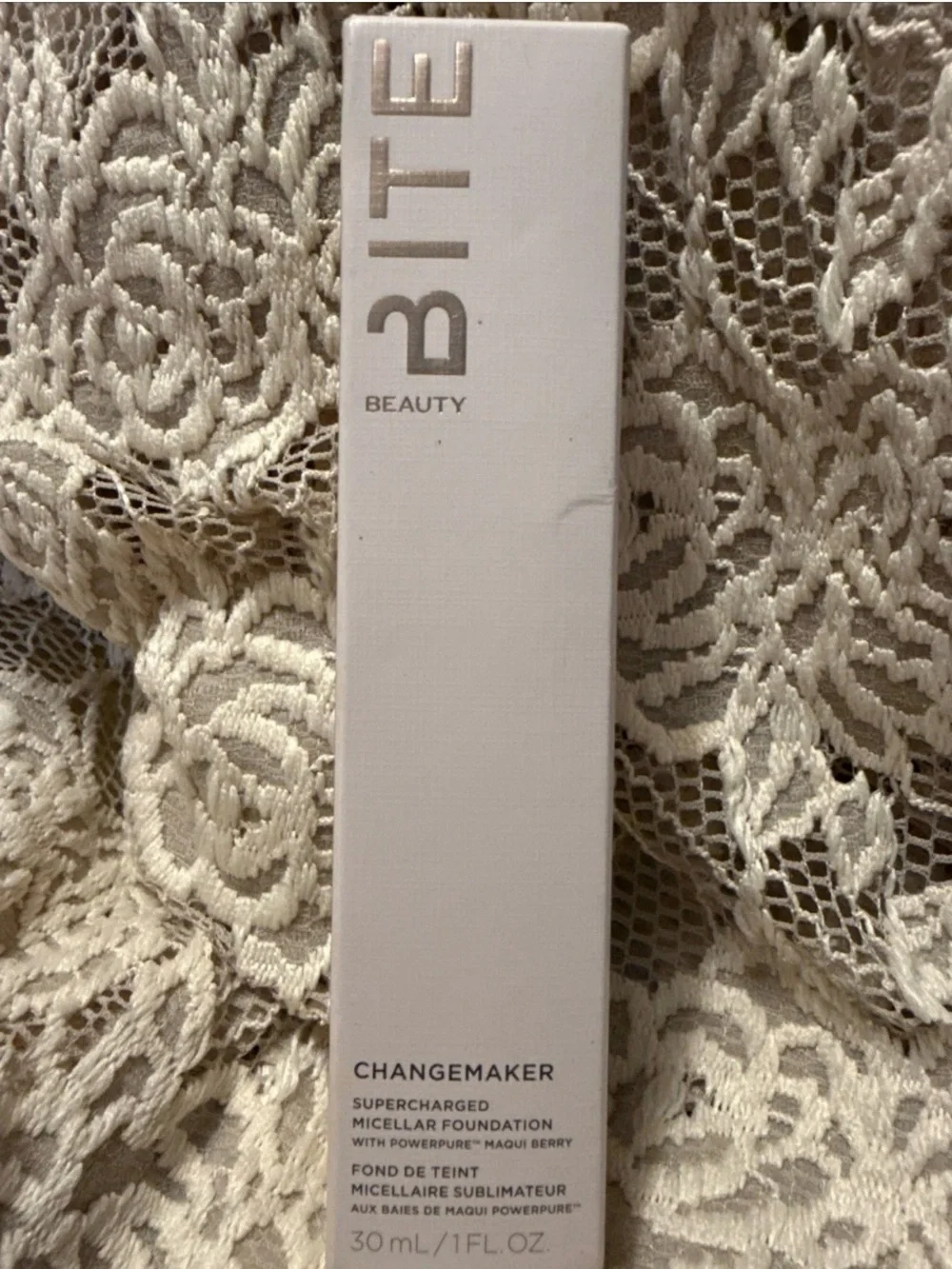 Bite Beauty Changemaker Micellar Foundation - Cream/White Packaging
